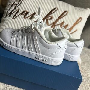K-Swiss Classic White Leather Sneakers